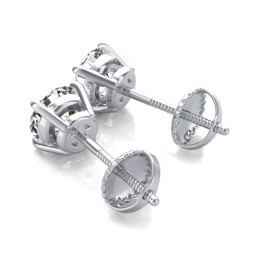 1.00 ctw. Diamond Stud Earrings for Black Friday Sale
