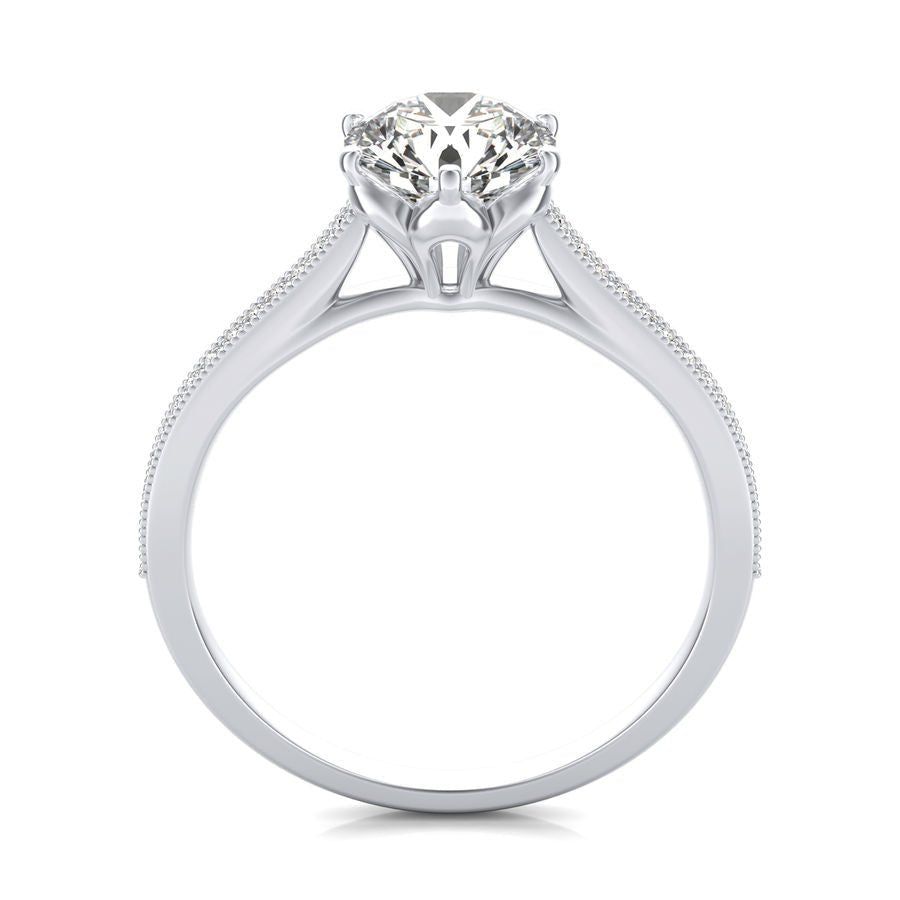Cathedral Engagement Ring - Jewelry Exchange Center