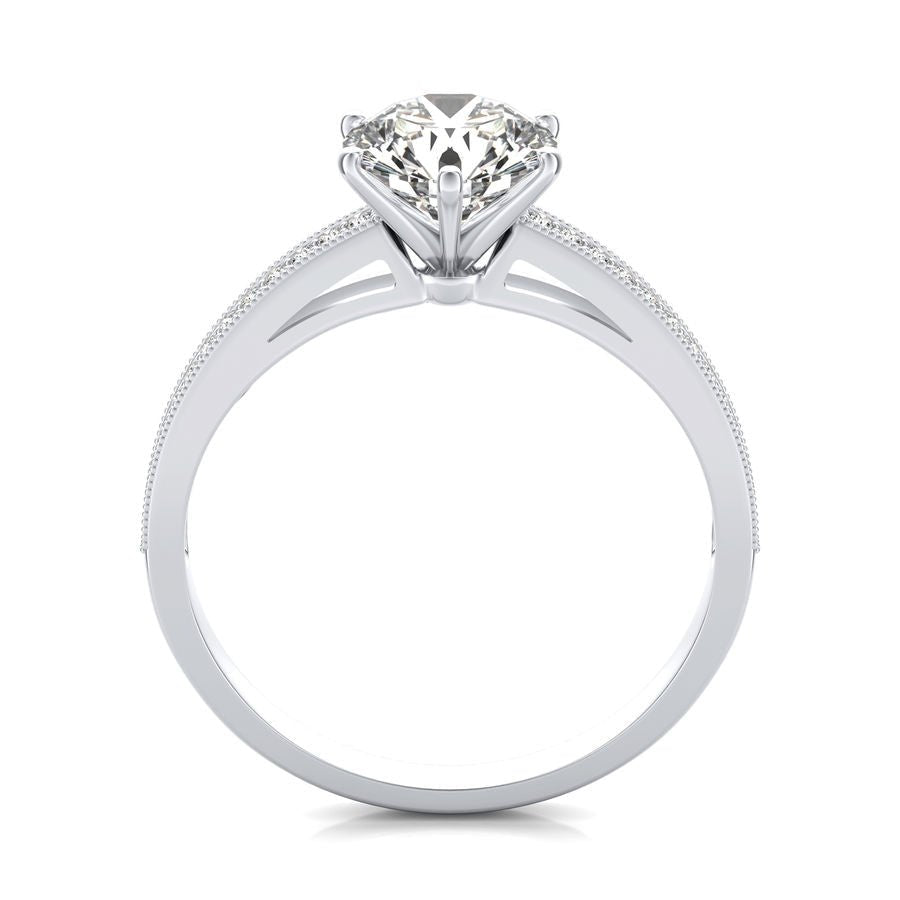 Cathedral Engagement Ring - Jewelry Exchange Center