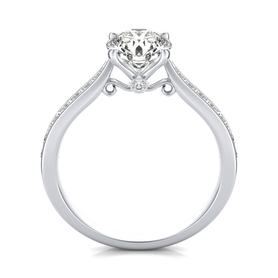 Cathedral Engagement Ring - Jewelry Exchange Center