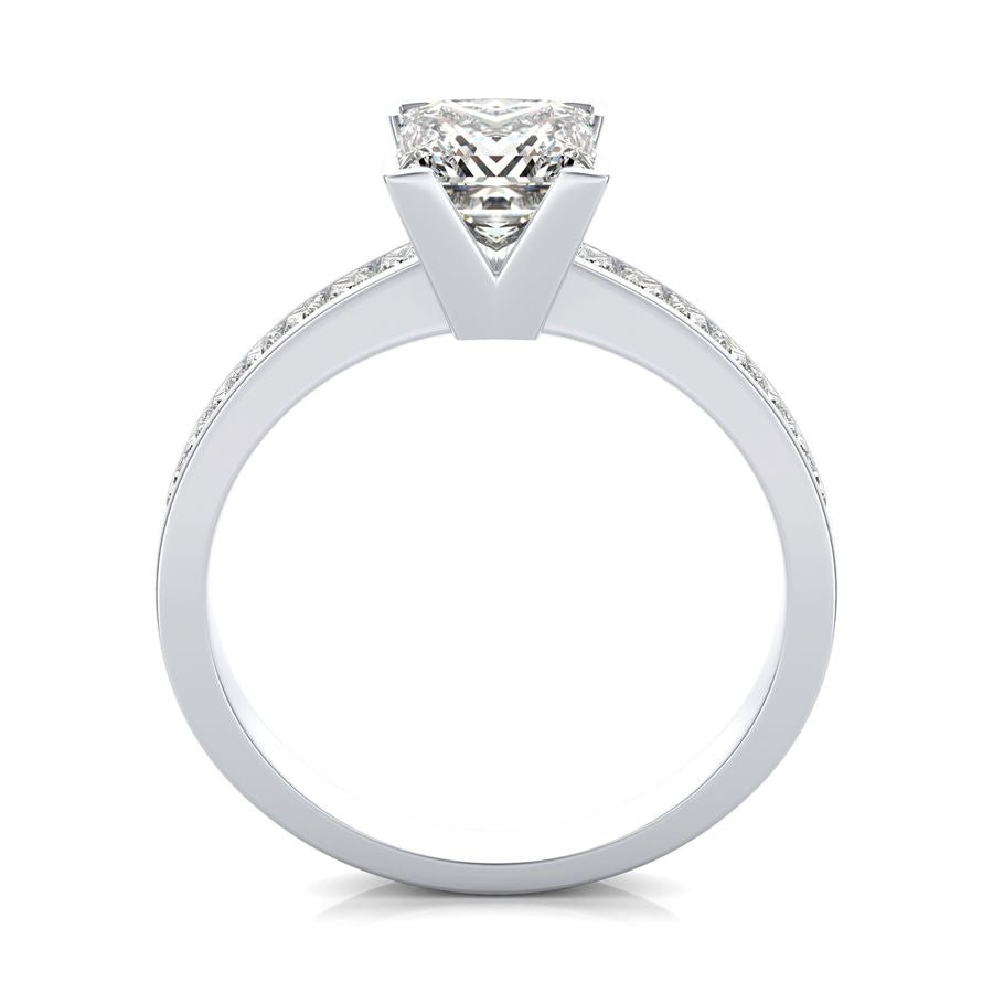 Channel Set Engagement Ring - Jewelry Exchange Center