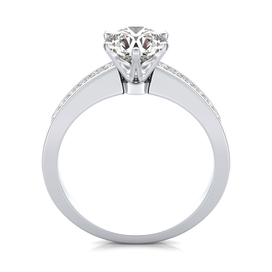 Channel Set Engagement Ring - Jewelry Exchange Center