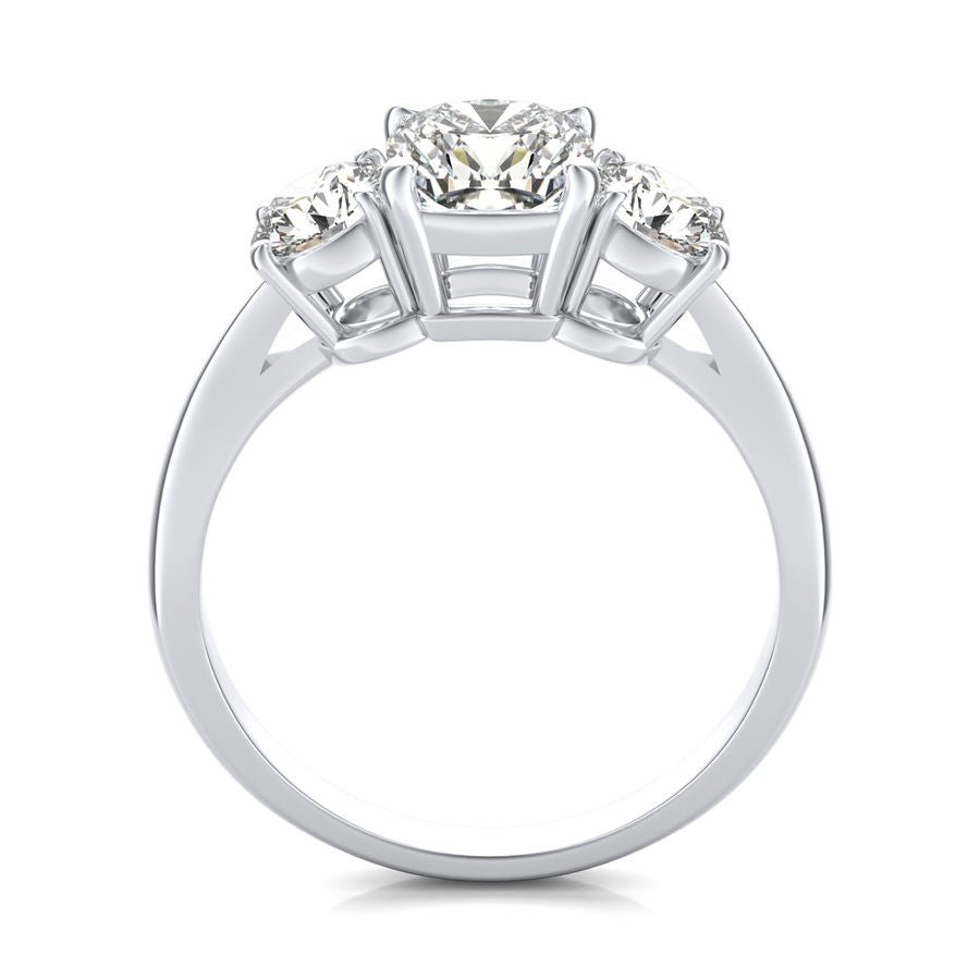 Three StoneEngagement Ring - Jewelry Exchange Center