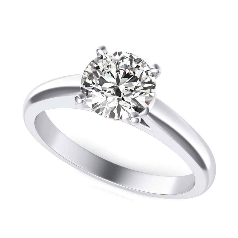 Solitaire Engagement Ring - Jewelry Exchange Center