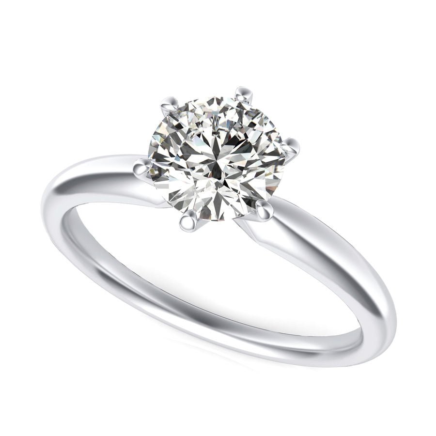 Solitaire Engagement Ring - Jewelry Exchange Center