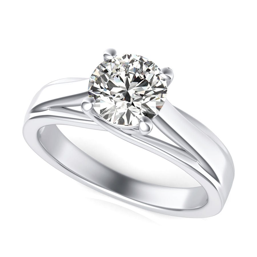 Solitaire Engagement Ring - Jewelry Exchange Center