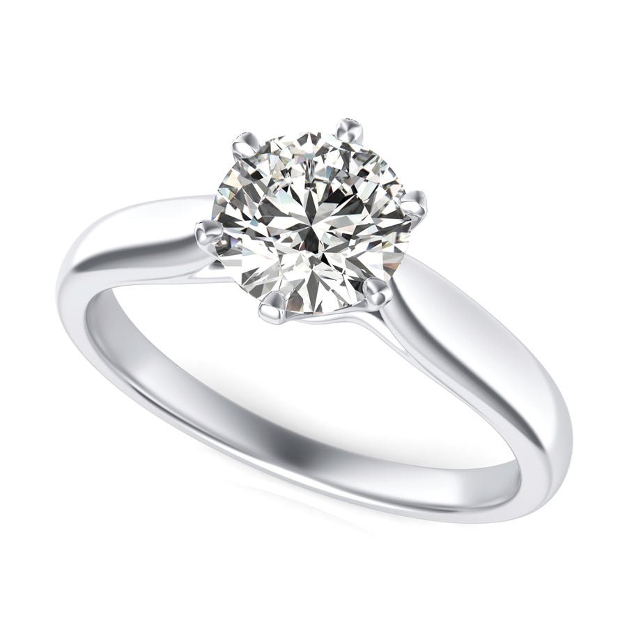 Solitaire Engagement Ring - Jewelry Exchange Center