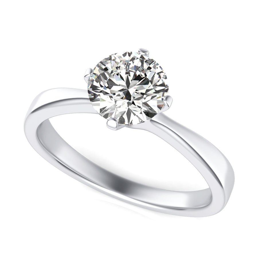 Solitaire Engagement Ring - Jewelry Exchange Center