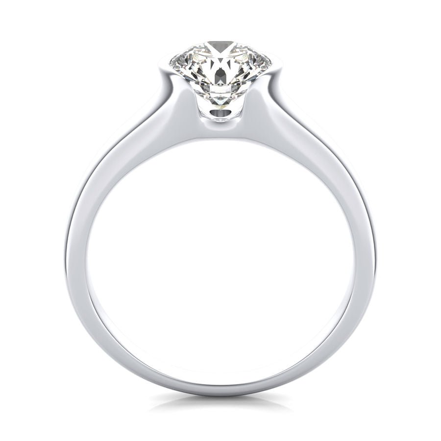 Tension Solitaire Engagement Ring - Jewelry Exchange Center