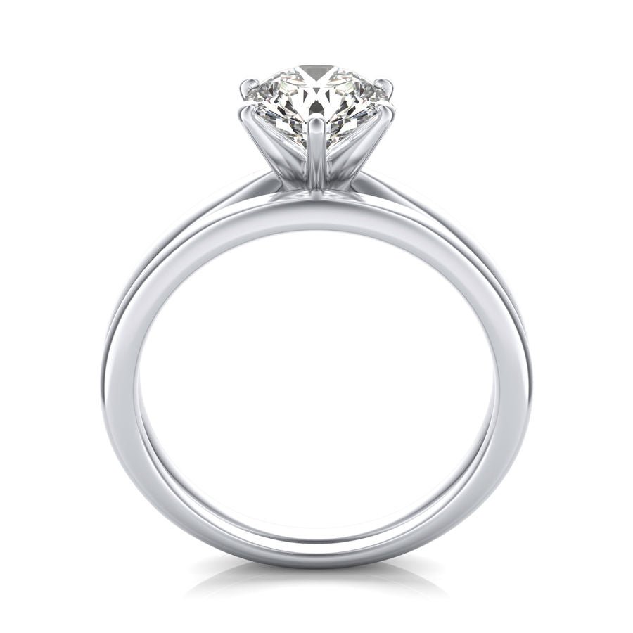 Solitaire Engagement Ring With Matching Band - Jewelry Exchange Center