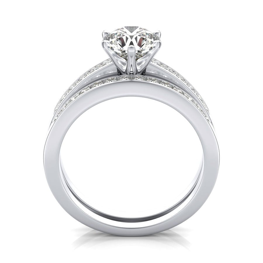 Channel Set Engagement Ring - Jewelry Exchange Center