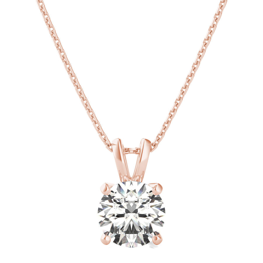 0.50 ctw. Diamond Solitaire Pendant for Black Friday Sale