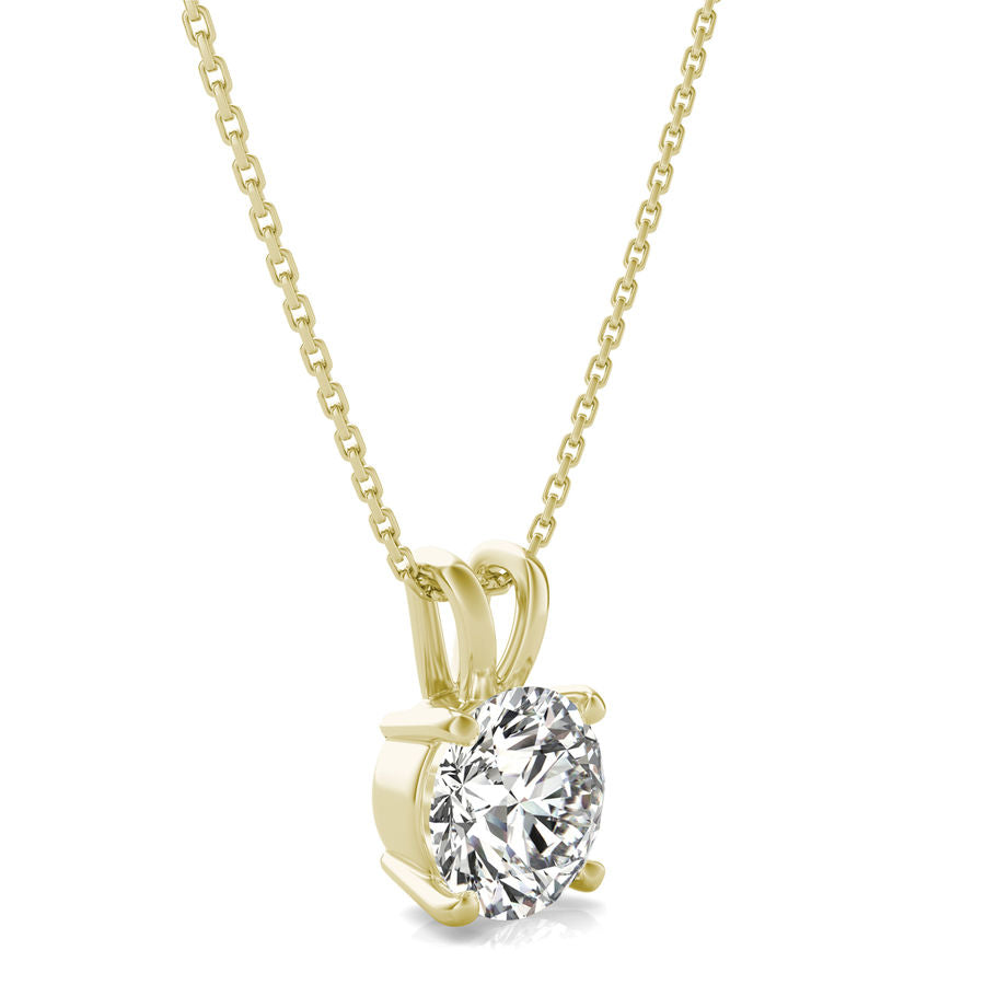 3.00 ct. Diamond Solitaire Pendant for Christmas Sale