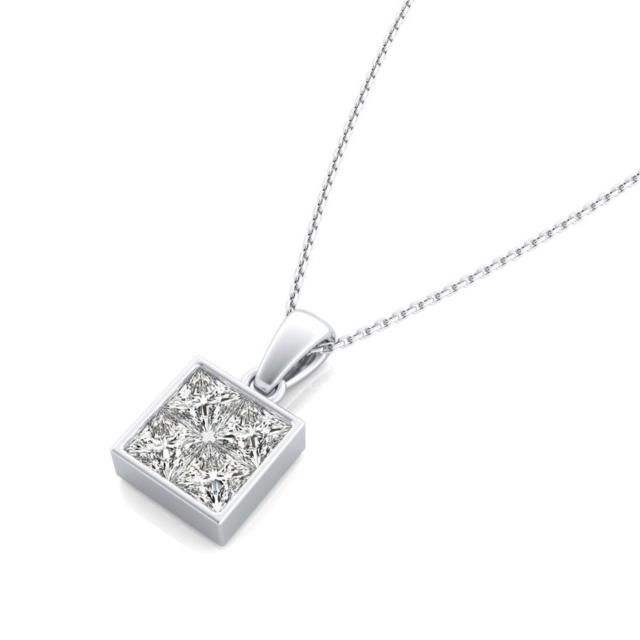 Bezel Cluster Pendants - Jewelry Exchange Center
