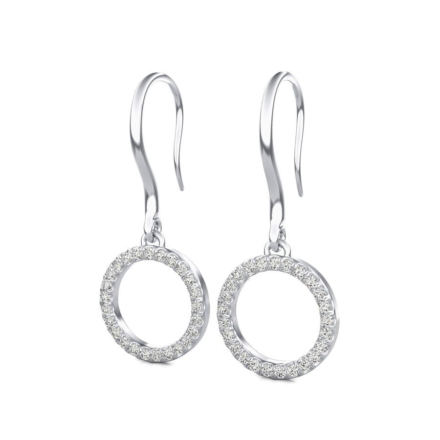 Circle Drop Earrings - Jewelry Exchange Center