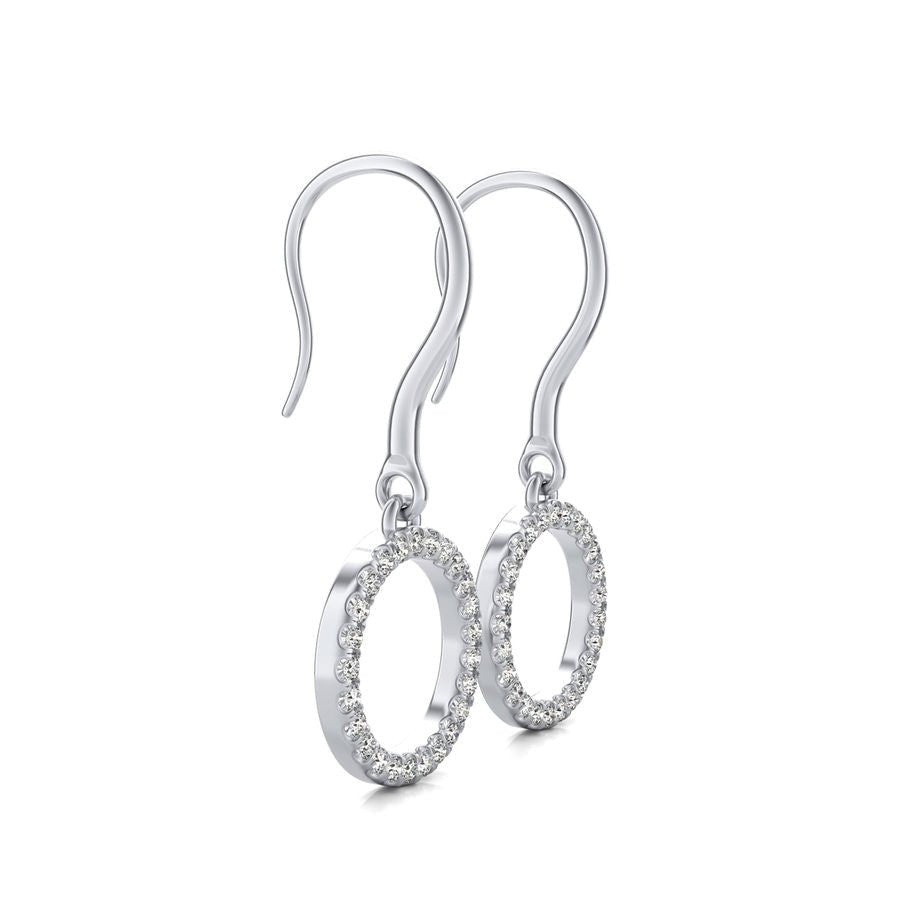 Circle Drop Earrings - Jewelry Exchange Center