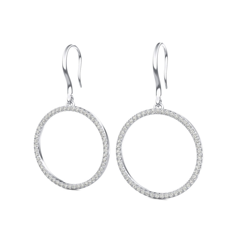 Circle Drop Earrings - Jewelry Exchange Center