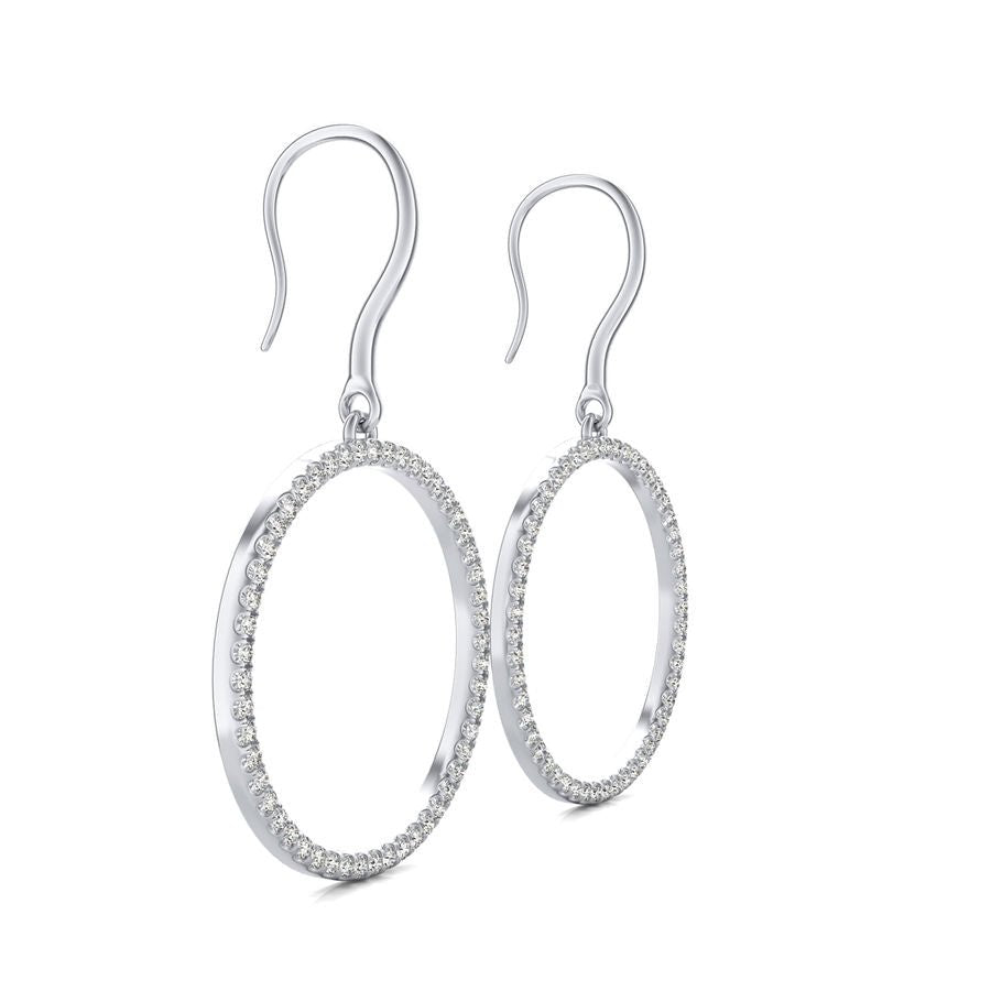 Circle Drop Earrings - Jewelry Exchange Center