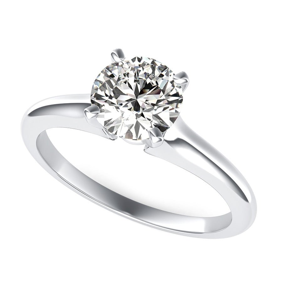 Classic Solitaire Engagement Ring - Jewelry Exchange Center