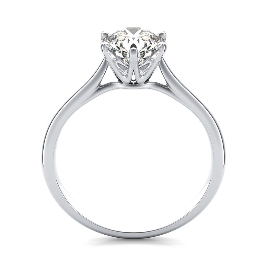 Victoria Royal Solitaire Cathedral Engagement Ring - Jewelry Exchange Center