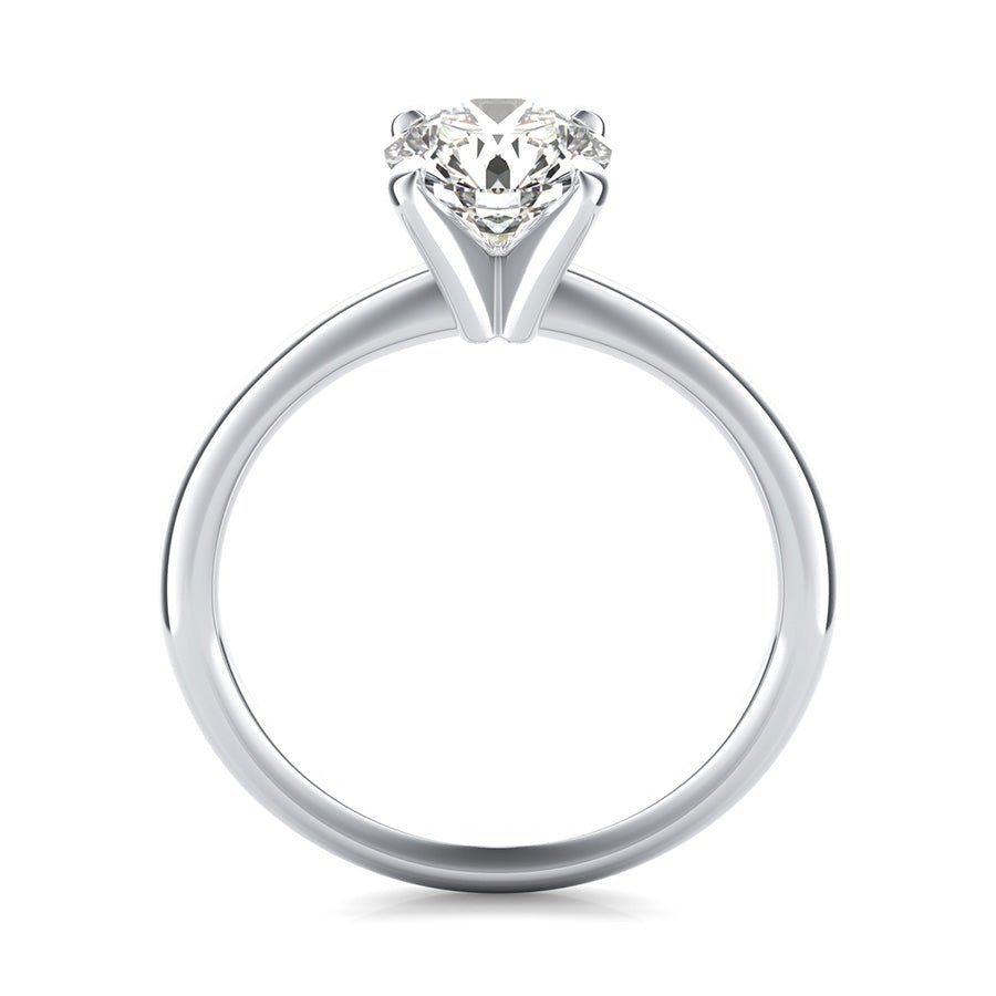 Delicate Classic Solitaire Engagement Ring - Jewelry Exchange Center