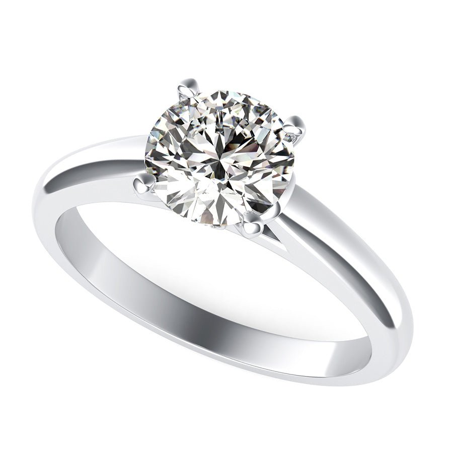 Le Nora Solitaire Engagement Ring - Jewelry Exchange Center