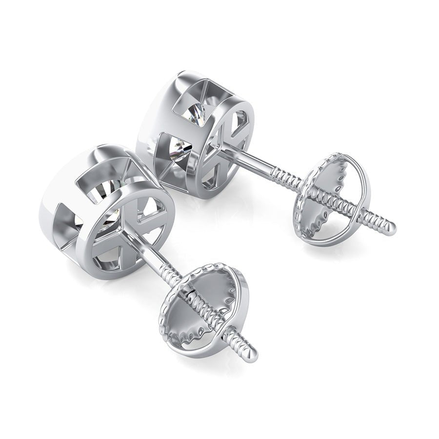 Bezel Earrings - Jewelry Exchange Center