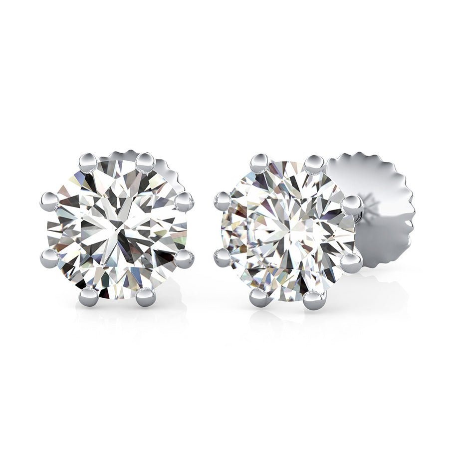 Wire Martini Stud Earrings - Jewelry Exchange Center