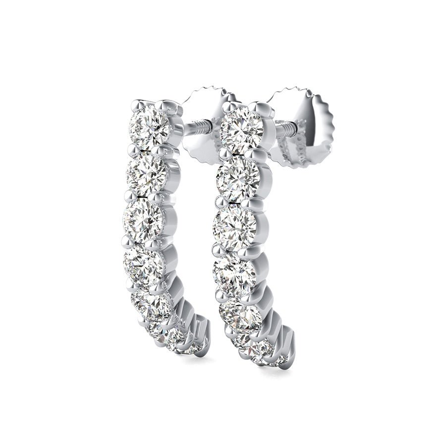 Semi Hoop Earrings - Jewelry Exchange Center
