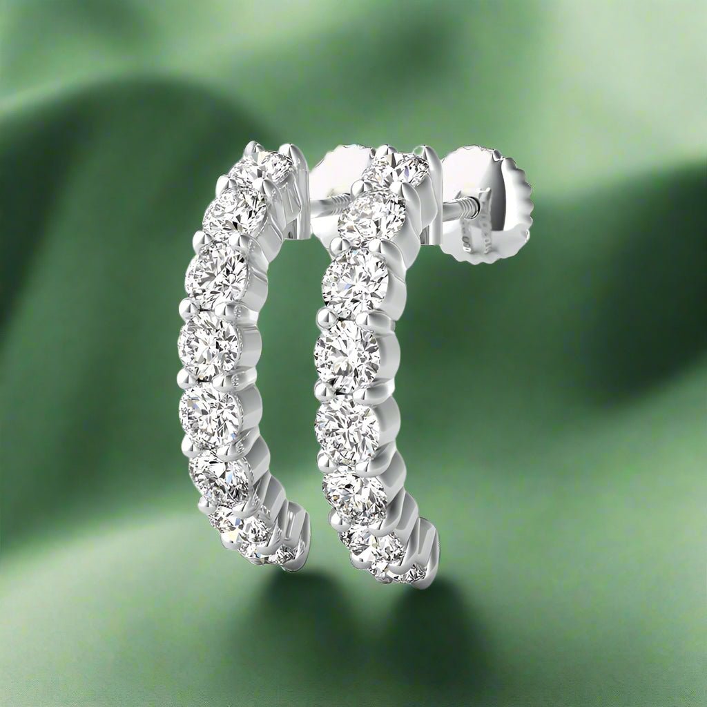 Half Hoop Earrings - Jewelry Exchange Center
