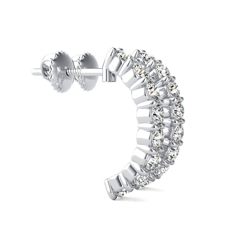 Half Hoop Earrings - Jewelry Exchange Center