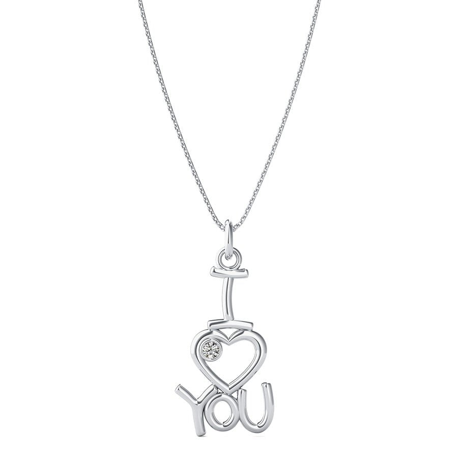 "I Love You" Heart Pendant - Jewelry Exchange Center