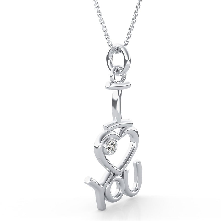 "I Love You" Heart Pendant - Jewelry Exchange Center