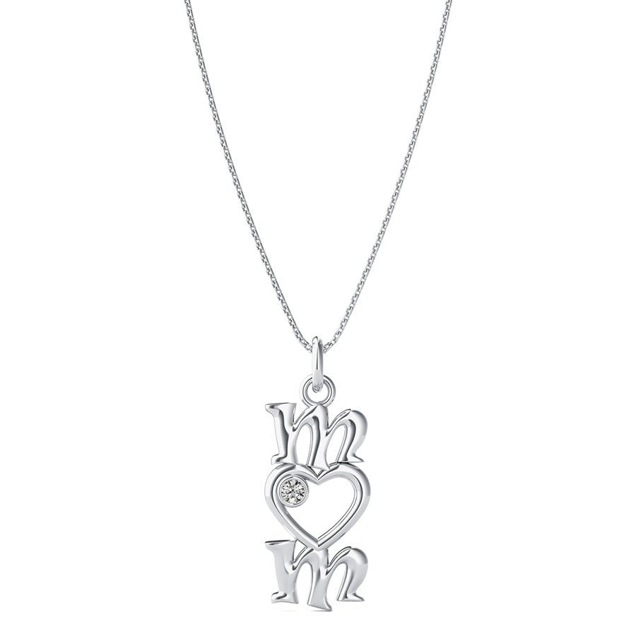 "Mom" Heart Pendant - Jewelry Exchange Center
