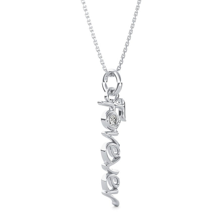 "Forever" Drop Pendant - Jewelry Exchange Center