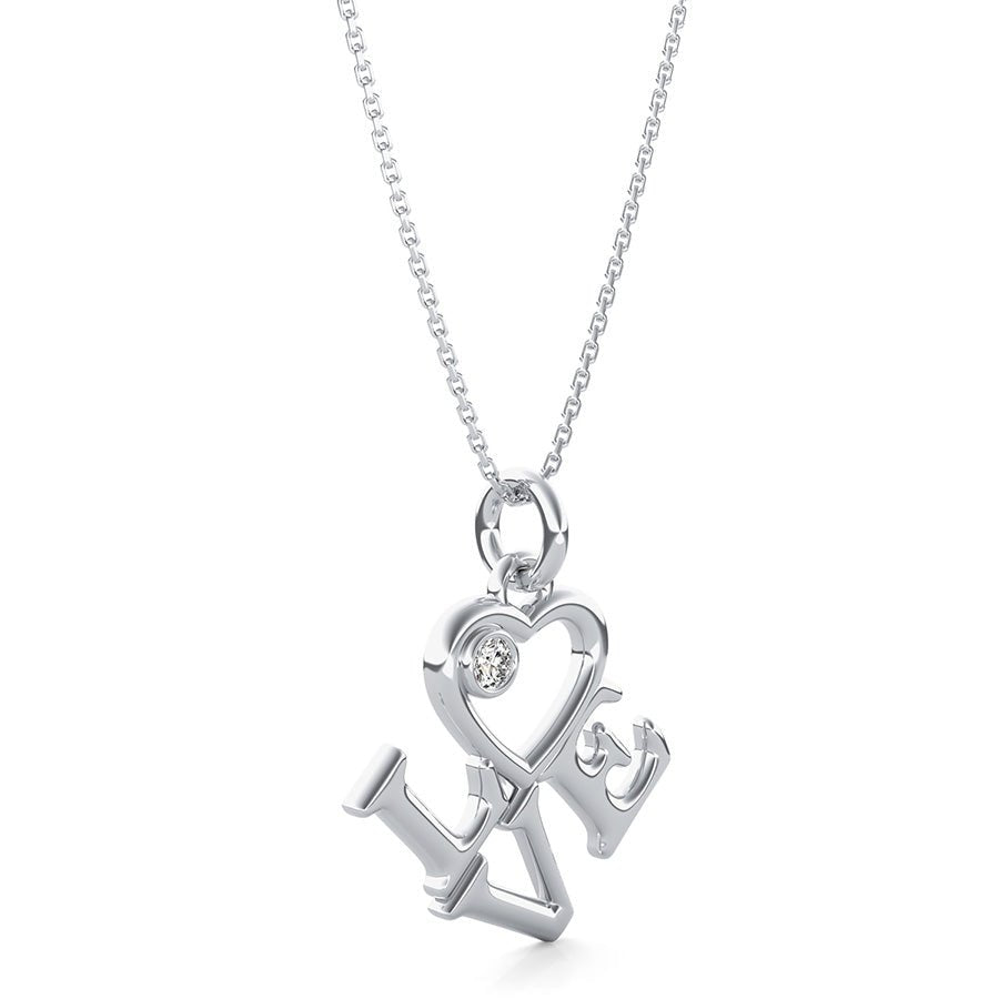 "Love" Heart Pendant - Jewelry Exchange Center