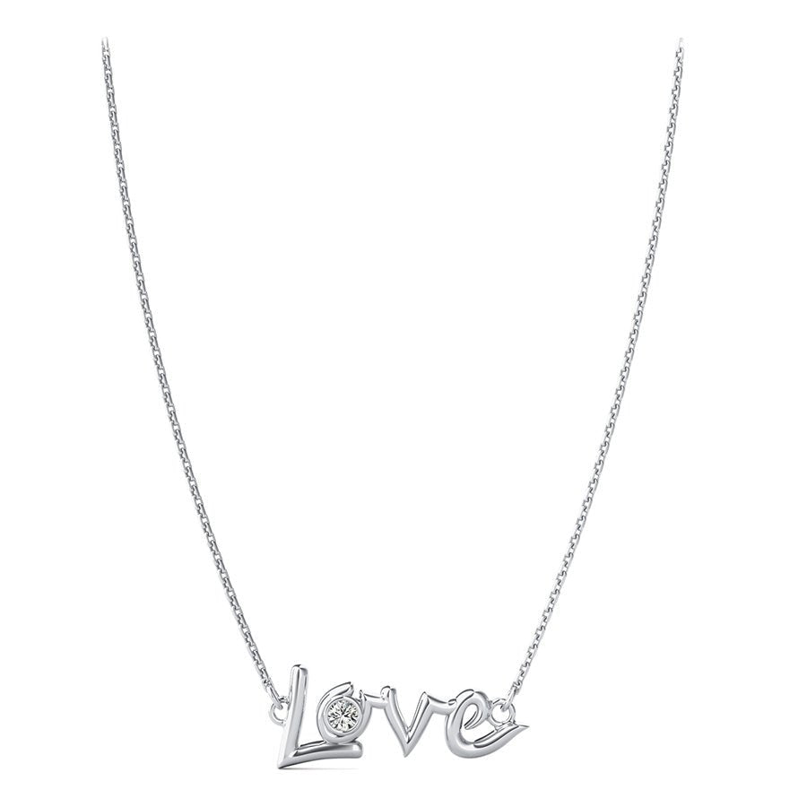 "Love" Word Pendant - Jewelry Exchange Center
