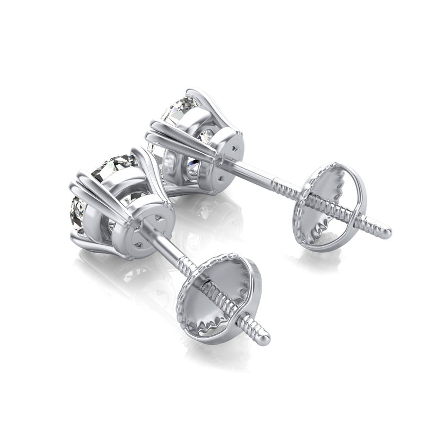 Double Wire Stud Earrings - Jewelry Exchange Center
