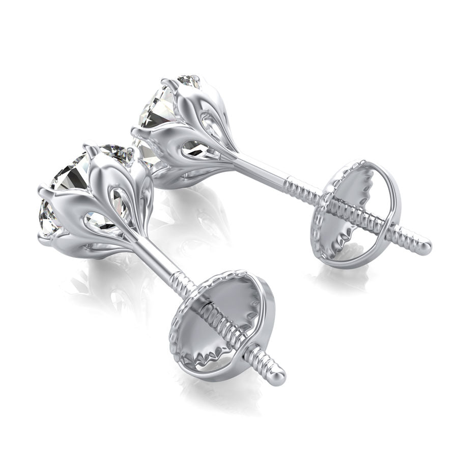 Flower Stud Earrings - Jewelry Exchange Center