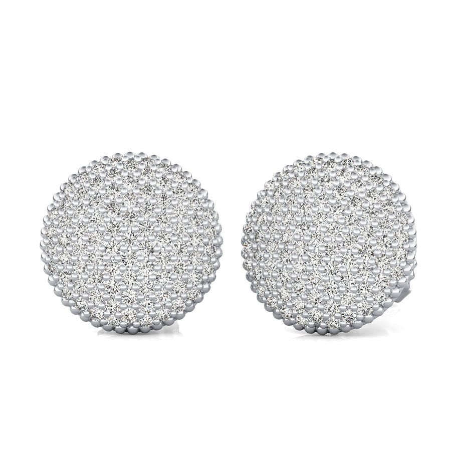 1.00 Ct. T.W. Cluster Stud Earrings - Jewelry Exchange Center