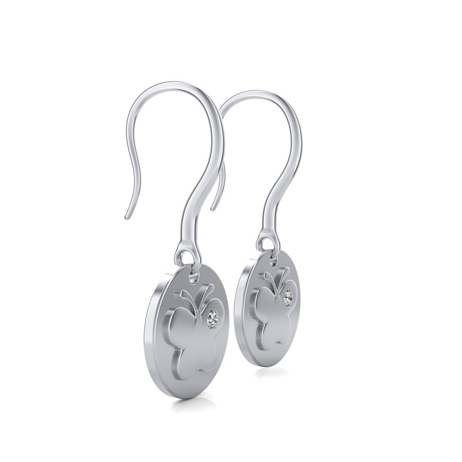 Butterfly Coin Earrings - Jewelry Exchange Center