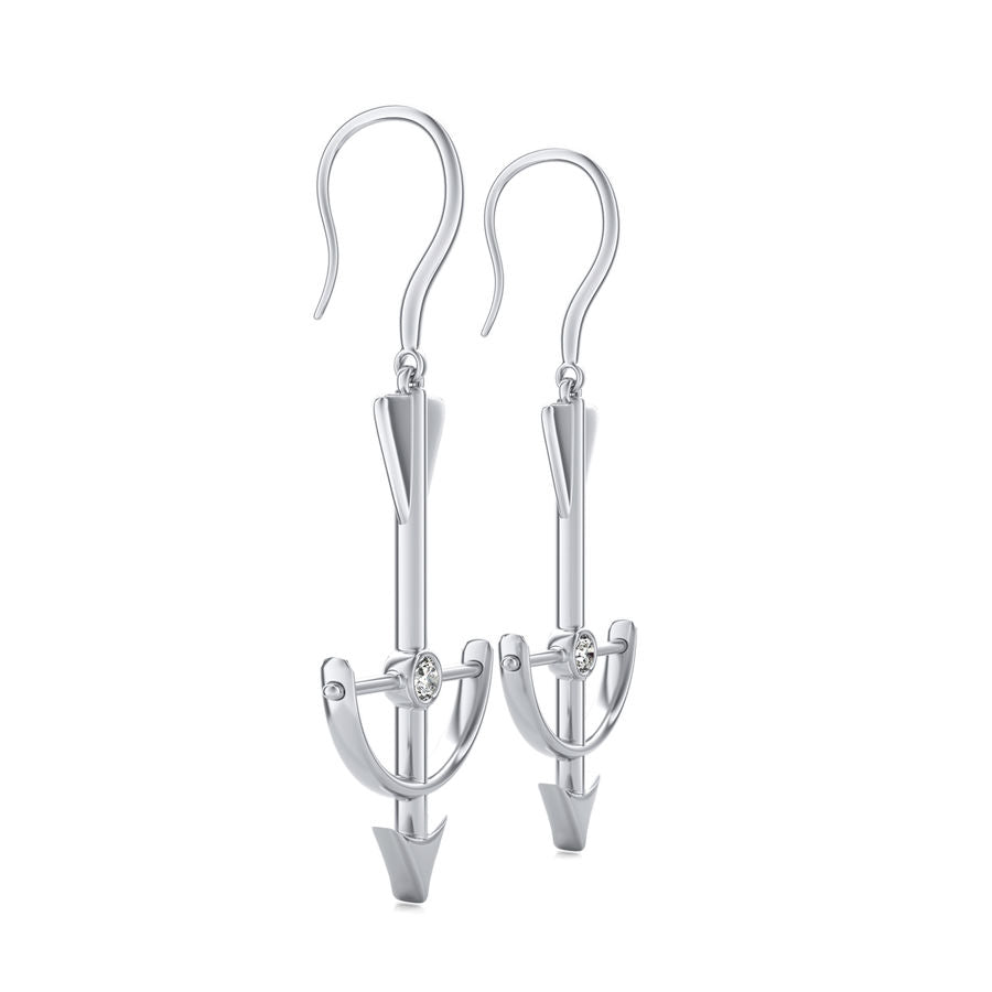 Bow and Arrow Earrings - Jewelry Exchange Center