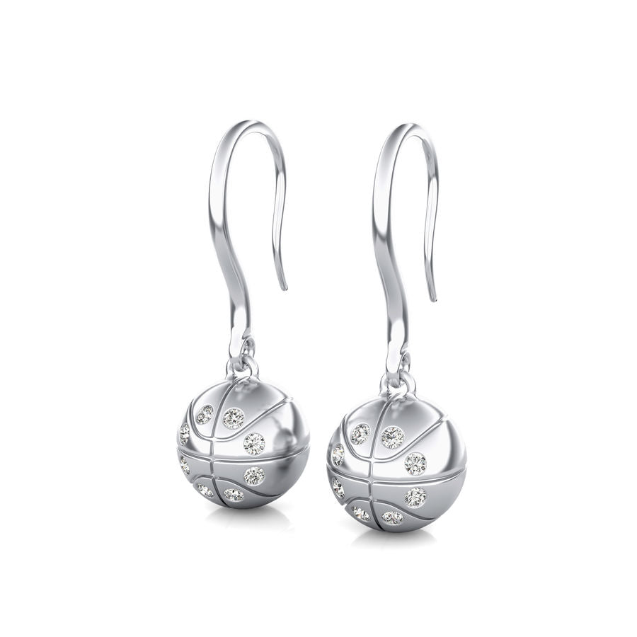 Basketball Earrings - Jewelry Exchange Center