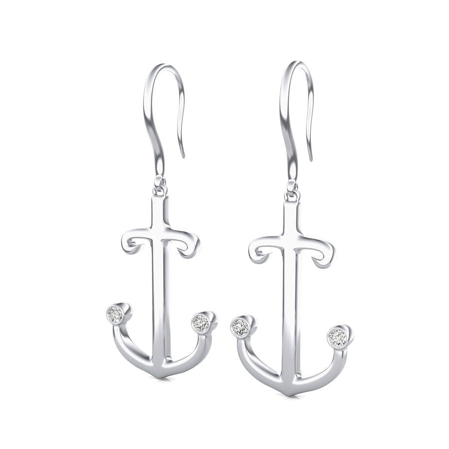 Anchor Earrings - Jewelry Exchange Center