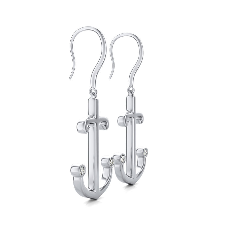 Anchor Earrings - Jewelry Exchange Center