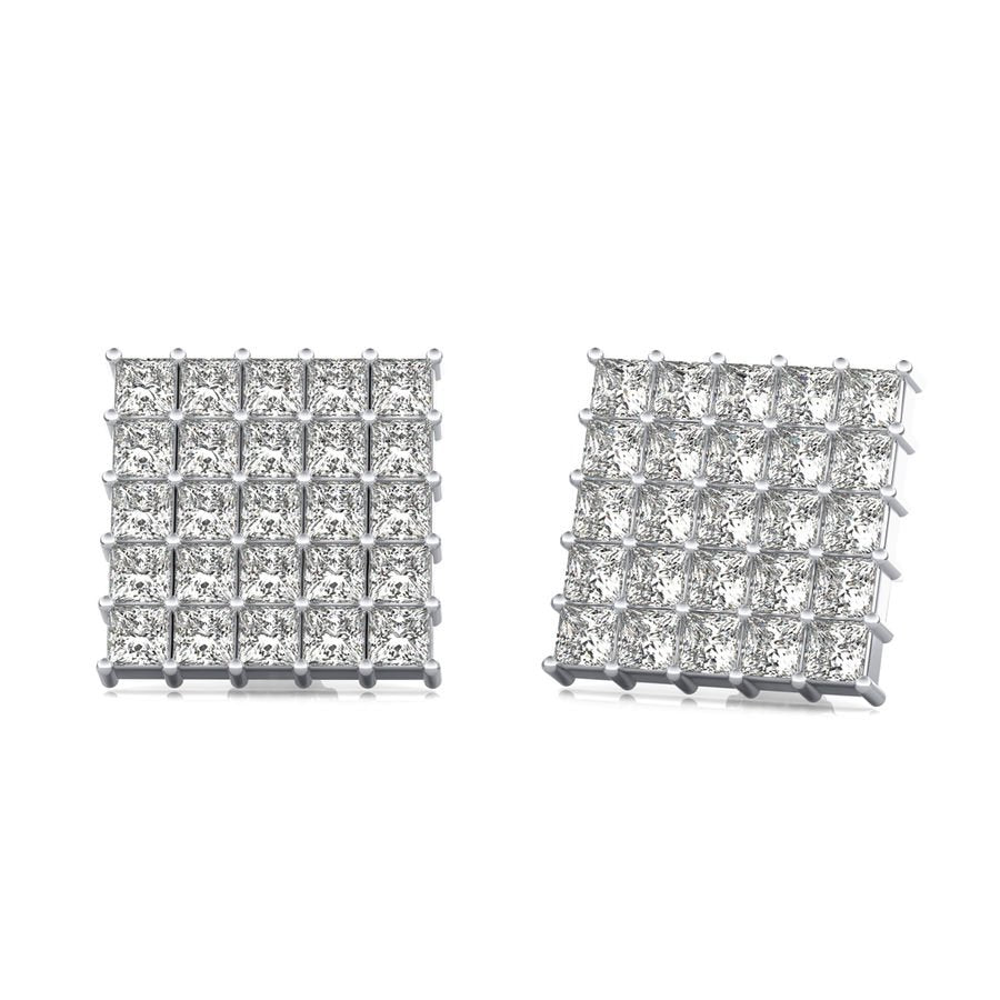4.50 Ct. T.W. Cluster Stud Earrings - Jewelry Exchange Center