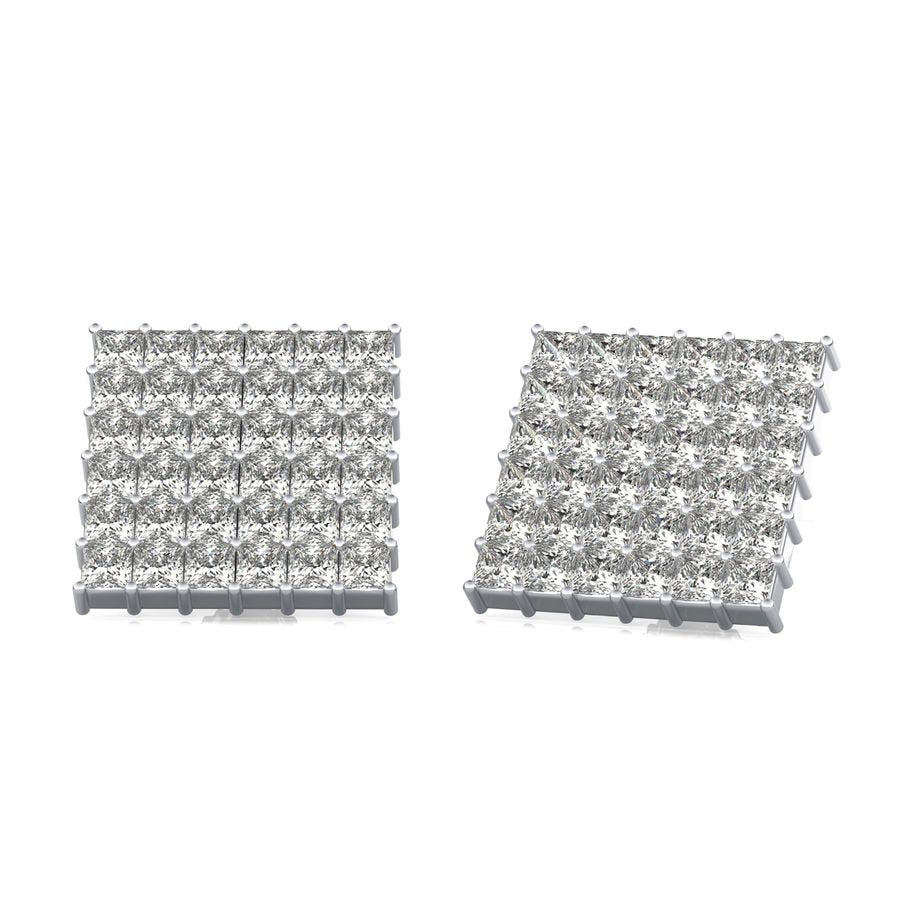 6.50 Ct. T.W. Cluster Stud Earrings - Jewelry Exchange Center