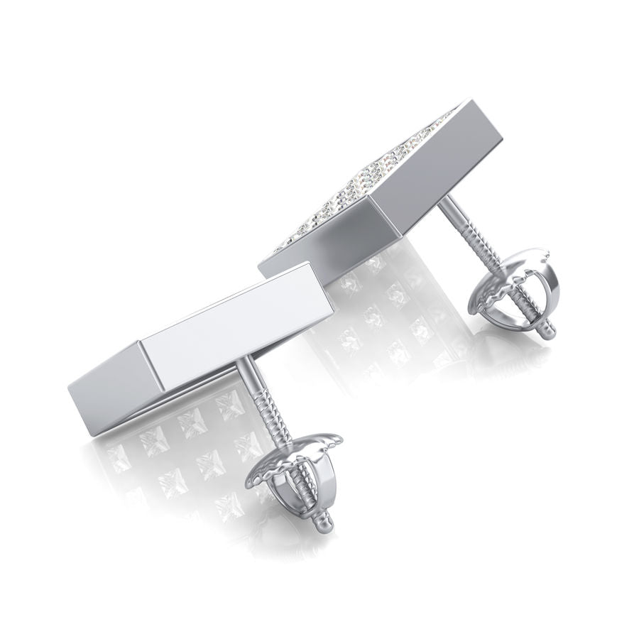 3.00 Ct. T.W. Cluster Stud Earrings - Jewelry Exchange Center