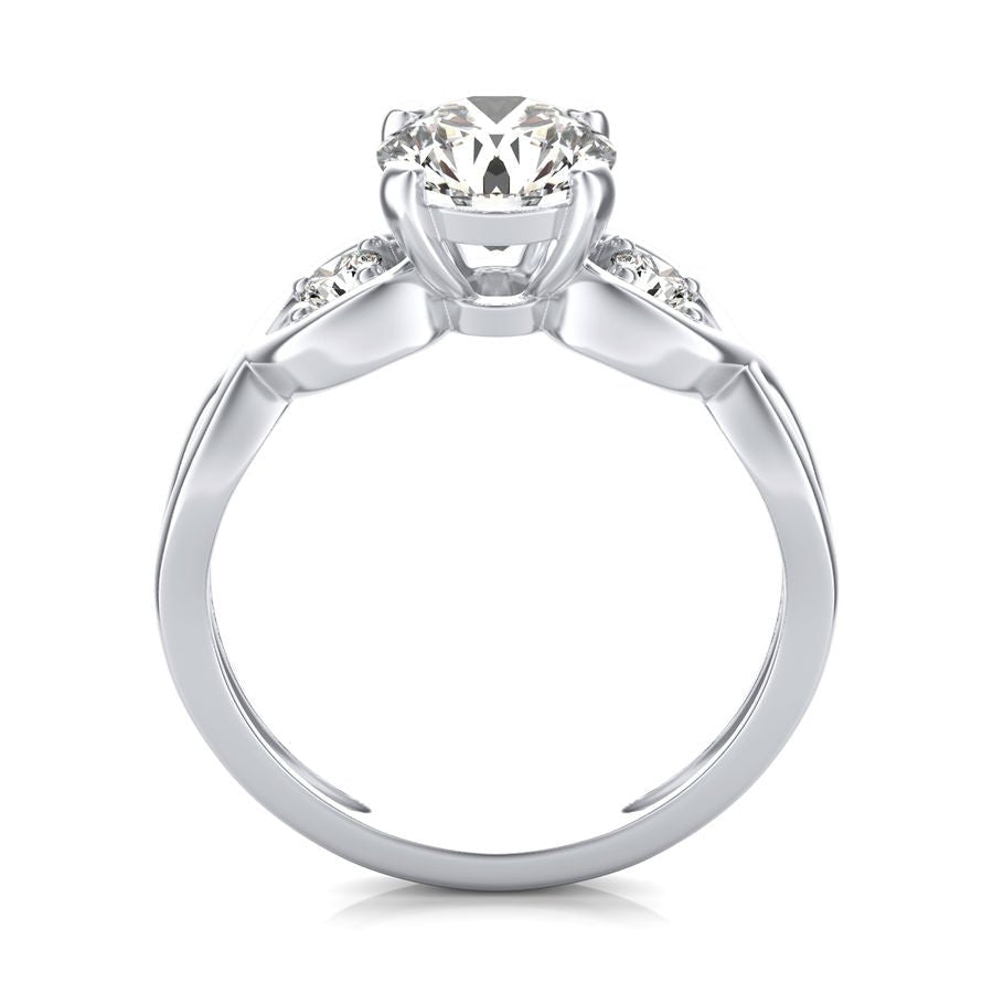 Three Stone Engagement Ring - Jewelry Exchange Center