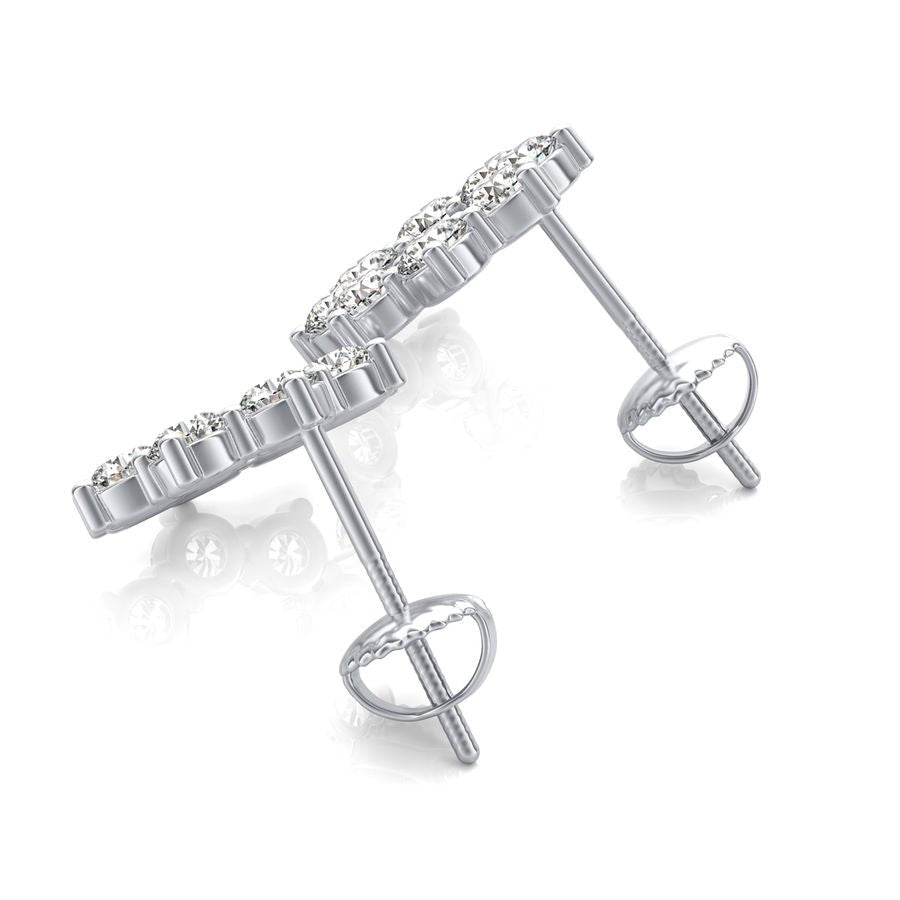 8 Stone Circle Earrings - Jewelry Exchange Center